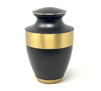 Brass Brown Gold Urn for Ashes Cremation Memorial Funeral Adult Ashes Vase Container for Human Remains