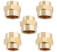 Brass BSP Reducing Coupling - Pack of 5 3/4 x 1/2 BSPP