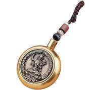 Brass Buddha Car Key Chain, Vintage Chinese Key Chain | Lucky Car Pendant Bag Decoration, Lanyard Ancient Chinese Keyrings for Men, Women, Manjushri Bodhisattva, Refer to description