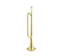 Brass Bugle, C Major Brass Trumpet, 207Mm Mouthpiece Diameter, Professional Graded Wind Instrument