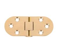 Brass Butler Tray Hinge for Folding Table Leaves and Doors | Easy Install, Quiet Operation, Glossy Smooth Surface, Golden Finish for Furniture Makers and DIY Builders