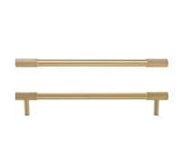 Brass Cabinet Pulls, Modern Textured Finish, Single Hole or Double Options, Premium Quality Hardware for Home Decor