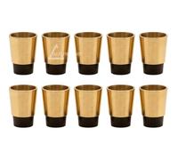 Brass Cane Spare Tip - Set of 10 | Solid Brass Construction | Vintage Walking Stick Accessories | Restore & Enhance Your Cane | Nostalgic Vintage Cane Accessories Collection