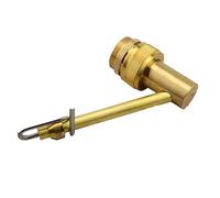 Brass Carboy & Jet Bottle Washer with Sink Faucet Adapter Beer Cleaning Homebrew Single Blast Wine Bottle Washer Wine Rinser(Gold)