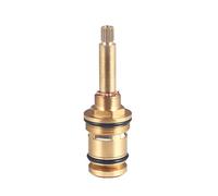 Brass Ceramic Stem Disc Cartridge Faucet Valve Replacement, Brass Ceramic Tap Cartridges for Bathroom Basins Shower Faucets