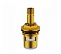 Brass Ceramic Stem Disc Cartridge Faucet Valve Replacement Quarter Turn 1/2" for Single Cold Bathroom Kitchen Tap (BBB-1)
