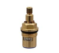 Brass Ceramic Stem Disc Cartridge Faucet Valve Replacement Quarter Turn 1/2" x 50mm x 10mm for Bathroom Kitchen Tap, Brass Faucet Cartridge Valve (Blue)