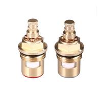 Brass Ceramic Stem Disc Cartridge Faucet Valve Replacement Quarter Turn G1/2", 8.2mm Spline Dia, 20 Teeth, Faucet Cartridge