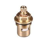 Brass Ceramic Stem Disc Cartridge Faucet Valve Replacement Quarter Turn G1/2", 8.2mm Spline Dia, 20 Teeth, Faucet Cartridge