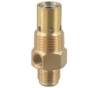 Brass Check Valve 19x1.5mm Air Compressor Safety(B)