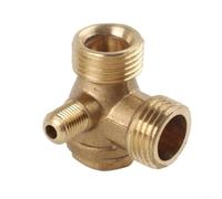Brass Check Valve 20x20x10mm High Pressure | Pure copper body, 3 for male threads, 20mm size, high compressive strength, repair