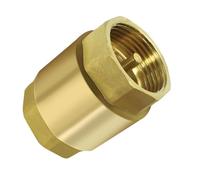 Brass Check Valve 3/4 Inch, DN20 Backflow Preventer with Internal Thread, 1.6MPa Universal Check Valve for Washing Machine, Pump, Fountain, Garden, Water Butt, Barrel