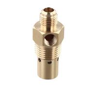 Brass Check Valve, Lasting Brass Construction, 8 BAR Pressure Relief Guarantee, Compatible with Air Compressor Tanks and Pressure Switches(A)