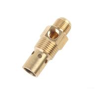 Brass Check Valve with 14x1.5mm Male Thread for Air Compressor Safety System, Automatic Pressure Release at 8 BAR(C)