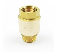 Brass check valve with G thread for water supply and irrigation systems, engineered with a single disc lift mechanism to maintain unidirectional water flow (3/4-185g outer)
