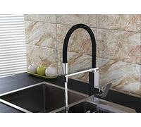 Brass Chrome Black Brished Rose d Single Handle Pull Down Faucet Deck Mounted Hot & Cold Water Function Kitchen Faucet,