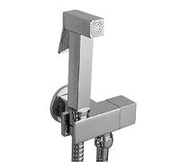 Brass Chrome Muslim Shataff Toilet Hand Held Bidet Spray Head Valve Kit Set
