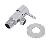 Brass Chrome Plated Bathroom Angle Valve Faucet TAP Control Water Switch for Smooth Water Flow Experience