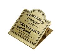 Brass Clip TRC Logo Refill 030 for Traveler's Notebook Regular and Passport Size