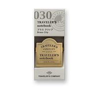 Brass Clip TRC Logo Refill 030 for Traveler's Notebook Regular and Passport Size