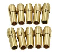 Brass Collet 3pcs Brass Collet Mini Electric Grinder Quick Change Drill Chuck Bit Sets 0.5-3.2mm Brass Collet Brass Chuck Fits Rotary Tools Brass Drill Chucks (Color : 18mm)