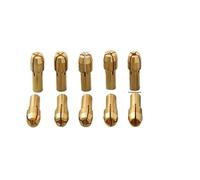 Brass Collet 5/11PCS Mini Drill Brass Collet Chuck for Rotary Tool 0.5-3.2mm Brass and Nut for Accessories Set(10Pcs 4.3mm)