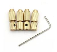 Brass Collet 5pcs/Set Brass Collet Drill Chucks 2.0mm Shaft Hole Motor Clamp for Electric Bit Tool Chuck Adapte(0.7-1.2mm)