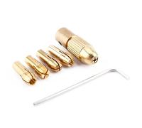 Brass Collet 7Pcs/12pcs Brass Collet Mini Drill Chucks for Electric Motor Shaft Drill Bit Tool Chuck Adapter Quick Release Keyless Bit Adapt Brass Drill Chucks (Color : Type 3)