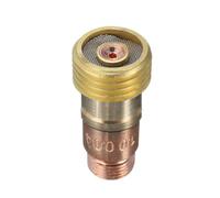 Brass Collet Body for Stubby Gas Lens Connector with Mesh, Compatible with TIG WP-17/18/26 Torch, 14 x 28.1 mm, 1.0-3.2 mm Aperture