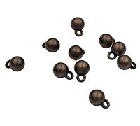 Brass Coloured Ball Buttons Small Metal Buttons Mini Ball Shank Buttons 7 mm Pack of 10