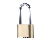 Brass Combination Padlock 4,Digit Resettable Security Lock Anti|Theft Weatherproof for Outdoor Shed Gate Locker Tool Box Backpack(2)