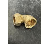 Brass Compression 15MM X Female Iron 1/2" Elbow (Pack of 3)