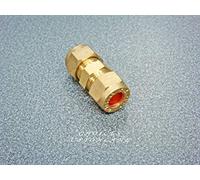 Brass Compression Plumbing Fitting from 6MM-28MM Straight, Elbow, TEE, Stop END (Fitting: 15MM, Straight)