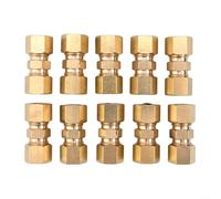 Brass Compression Union Fitting for Brake Lines 5/16(3/8)