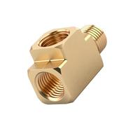 Brass Connector NPT Threaded Branch Adapter, NPT 1OF4