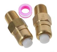 Brass Connectors 14 NPT Thermal Relief Valve 2pcs for Pressure Washer Overheat Protection