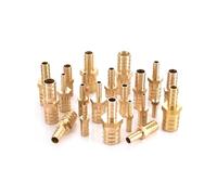 Brass Copper Pipe Straight 6mm to 4mm 10mm to 6mm 16mm to 10mm Reducing Conversion Hose Connector 1PCS(10 to 4 mm)