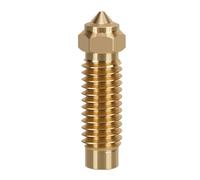 Brass Copper Plated Hardened Steel Nozzle High Speed Nozzles Hotend Kit(Brass-0.4MM,Type A)