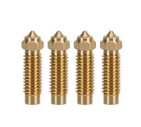 Brass Copper Plated Hardened Steel Nozzle High Speed Nozzles Hotend Kit(Brass-2468,Type A)