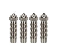 Brass Copper Plated Hardened Steel Nozzle High Speed Nozzles Hotend Kit(Copper-2468,Type A)