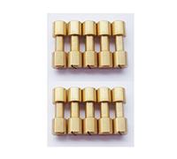 Brass Corby Bolts Fasteners, EDC Knives Maker Pivot Pin Rivets,DIY Knife Handle Studs Screws,Pack of 10 (8mm)
