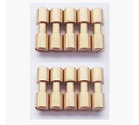 Brass Corby Bolts Fasteners, EDC Knives Maker Pivot Pin Screws,DIY Knife Handle Studs Rivets,Pack of 10 (19mm)