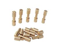 Brass Corby Bolts Rivets, EDC Knives Maker Pivot Pin Fasteners,DIY Knife Handle Studs Screws,Pack of 10 (6mm)