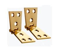 BRASS COUNTER FLAP HINGE POLISHED BRASS 1 1/4 INCH X 4 INCH WITH SCREWS ( 1 pair )