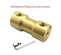 Brass coupling coupling transmission parts electronic starter electronic starter shaft extension connector metal model airplane model car model accessorie BIANMTSW(28mm)