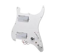 Brass Cover Two Humbucker Coil Spliting Pickguard Electric Guitar pickup HH PickguardLP Style Humbucker Loaded Prewired Scratchplate Electric Guitar Loaded Pickguard