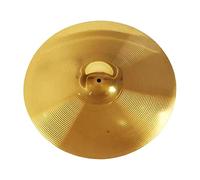 Brass Crash Cymbal for Drum Players Professional Percussion Instruments 10inch, Yellow, 10 Inch