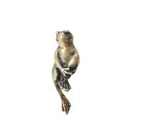 Brass Creative Frog Wardrobe Handle Vintage Dressing Cabinet Door Handle Creative Brass Classic Handle Drawer Knob(B)