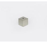 Brass Cube Incense Stick Holder from Hakuhodo Sumitani Japan - Silver