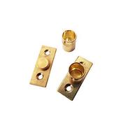 Brass Curtain Recess Rod Brackets 9mm Pole Support Sockets